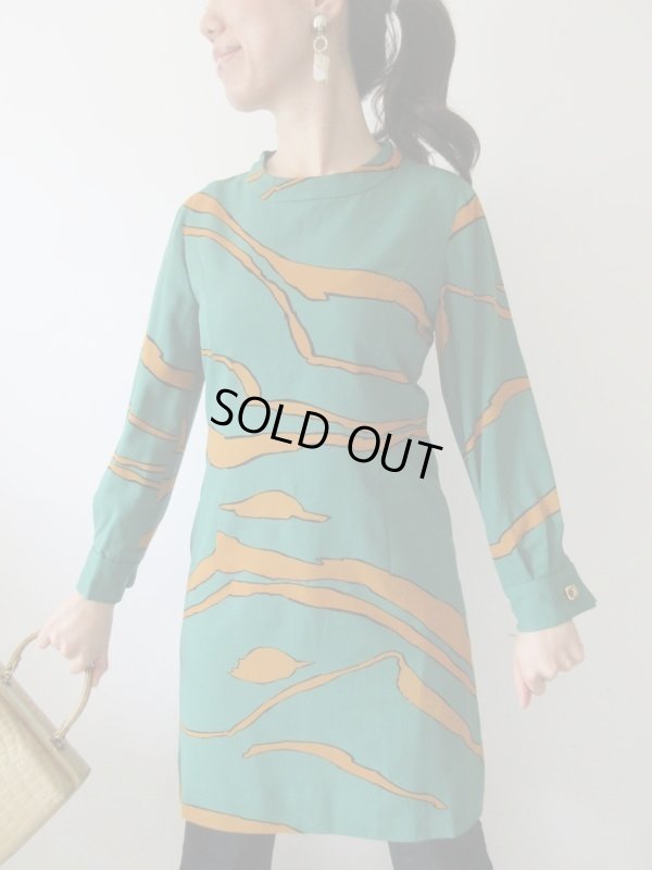 画像5: 【Dead stock*】大胆配色ワンピース