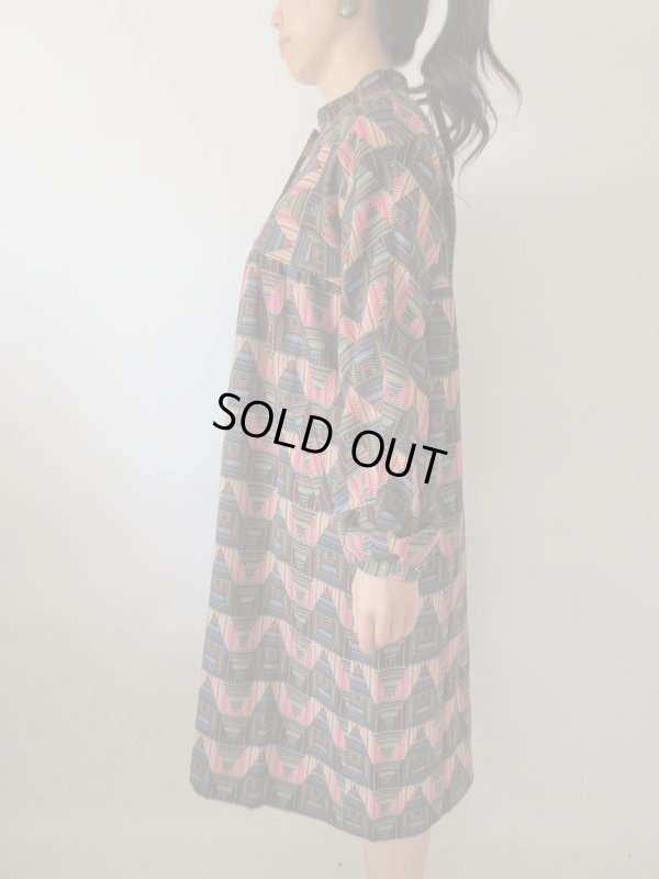 画像4: 【ゆったりサイズ*】アートデザインワンピース