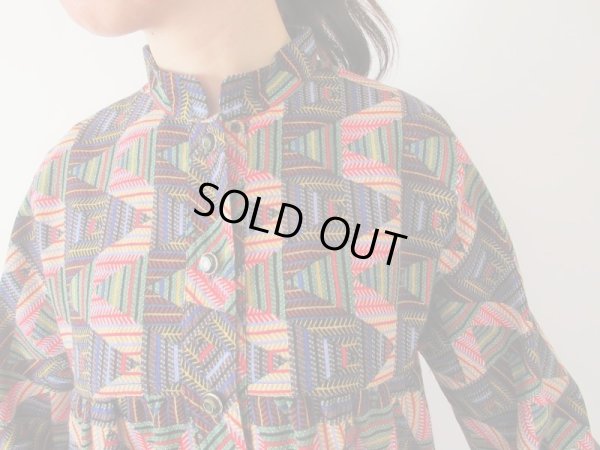 画像6: 【ゆったりサイズ*】アートデザインワンピース