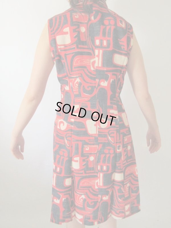 画像5: 【レトロカッコいい*】レトロデザインワンピース