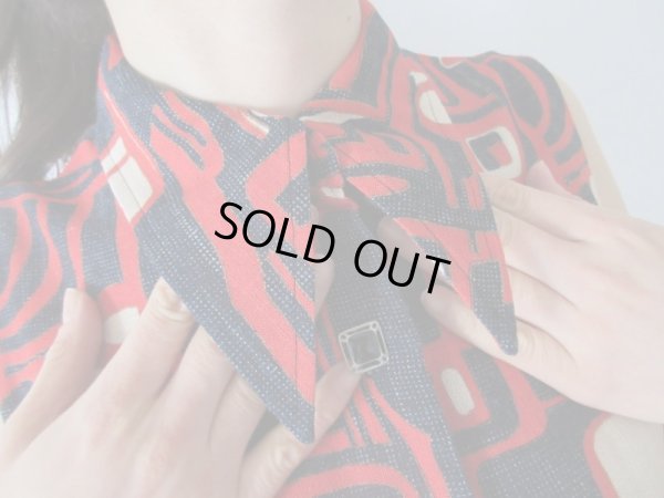 画像6: 【レトロカッコいい*】レトロデザインワンピース