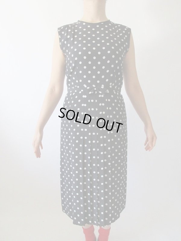 画像3: 【奇跡のDead stock*】レディーな水玉リボンのワンピース 