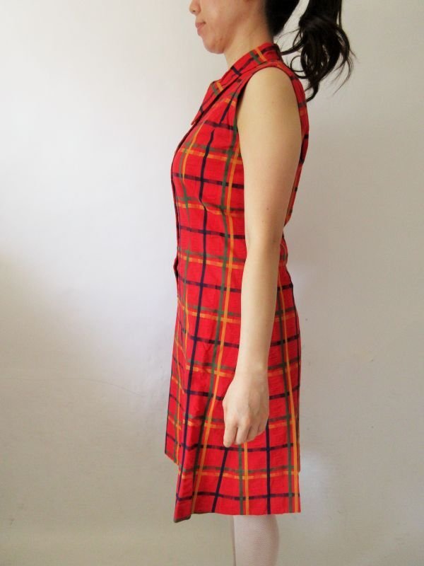 画像5: 【元気がわいてくる*】レトロチェックワンピース