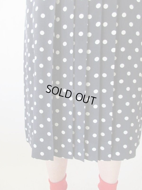 画像8: 【奇跡のDead stock*】レディーな水玉リボンのワンピース 