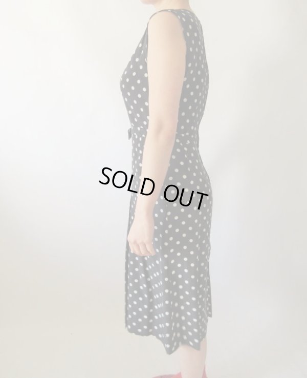 画像4: 【奇跡のDead stock*】レディーな水玉リボンのワンピース 