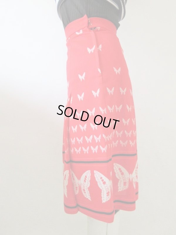 画像4: 【二度見しちゃう可愛さ*】チョウチョ柄スカート