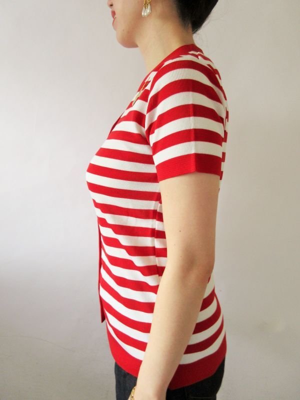 画像5: Dead stock*ボーダーカーディガン