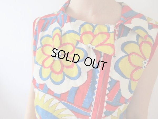 画像6: 【着心地のいいコットン*】カラフルフラワーワンピース