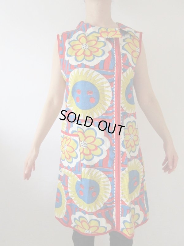 画像3: 【着心地のいいコットン*】カラフルフラワーワンピース