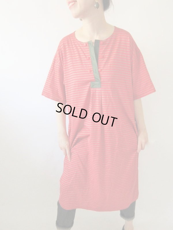 画像4: 【ゆったりsize*】切り替えデザインのコットンワンピース 