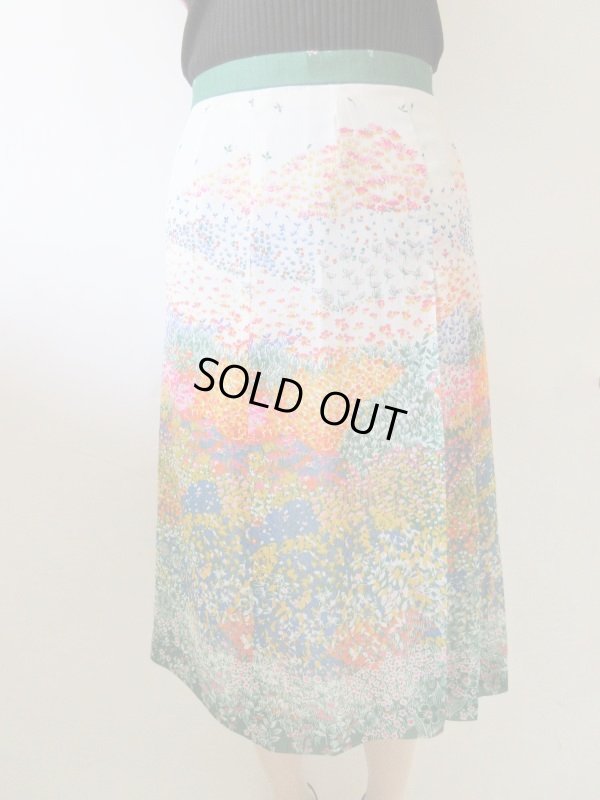 画像10: 【爽やかシアー素材*】小花柄セットアップ