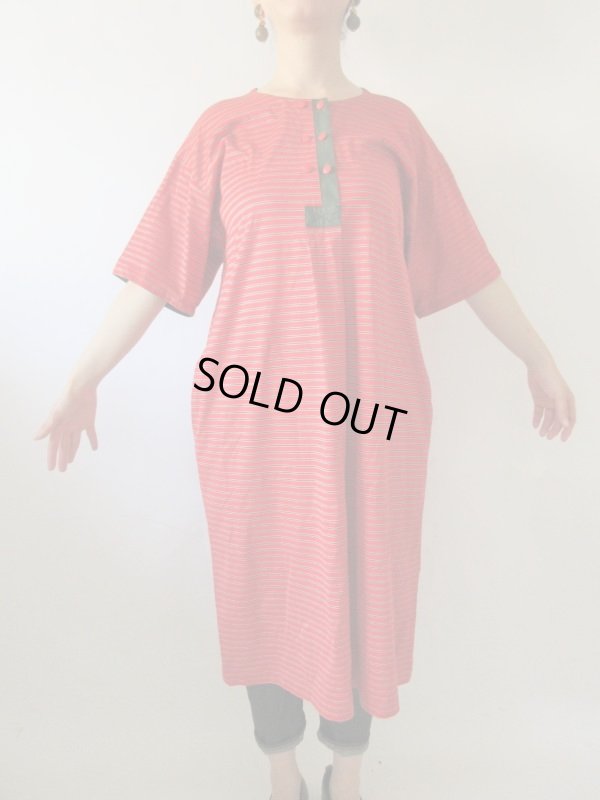 画像5: 【ゆったりsize*】切り替えデザインのコットンワンピース 