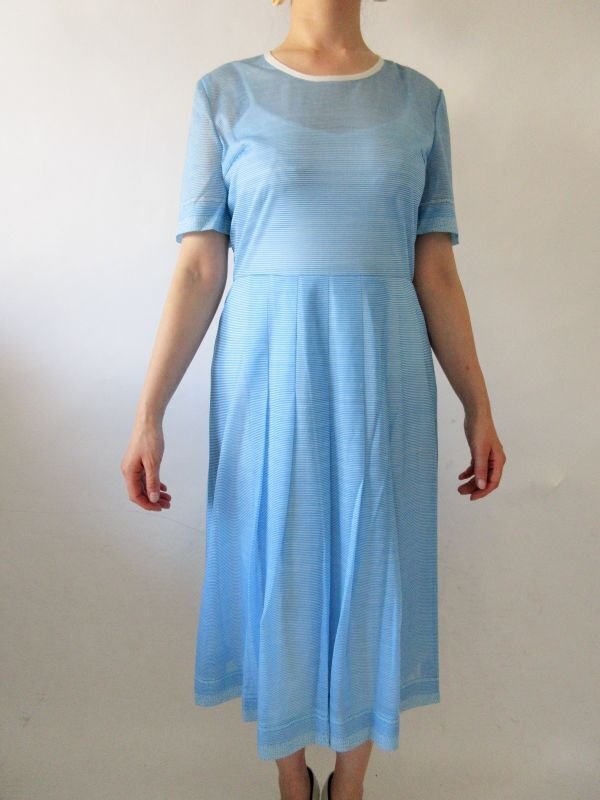 画像3: 【夏空が似合う*】爽やかストライプワンピース