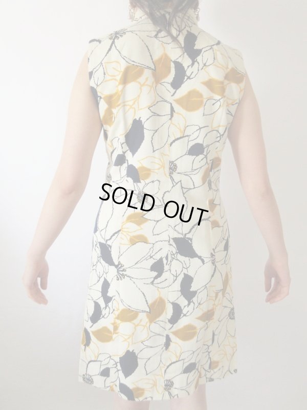 画像5: 【重ね着でロングシーズン楽しみたい*】お仕立て品*リーフ柄ワンピース