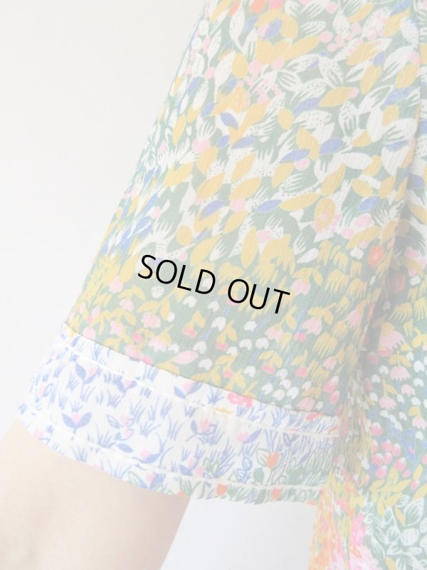 画像8: 【爽やかシアー素材*】小花柄セットアップ