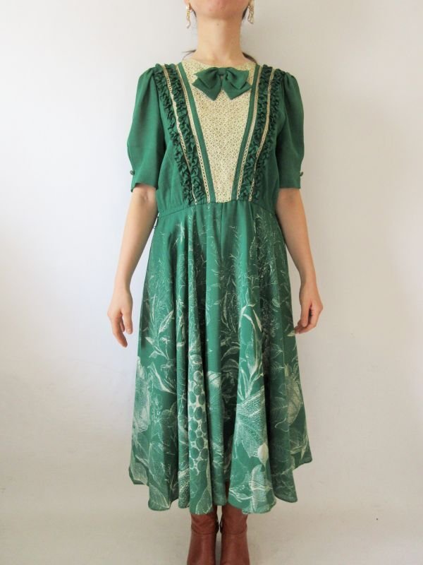 画像3: 【ドラマティックな気分に*】アンティークローズのワンピース 