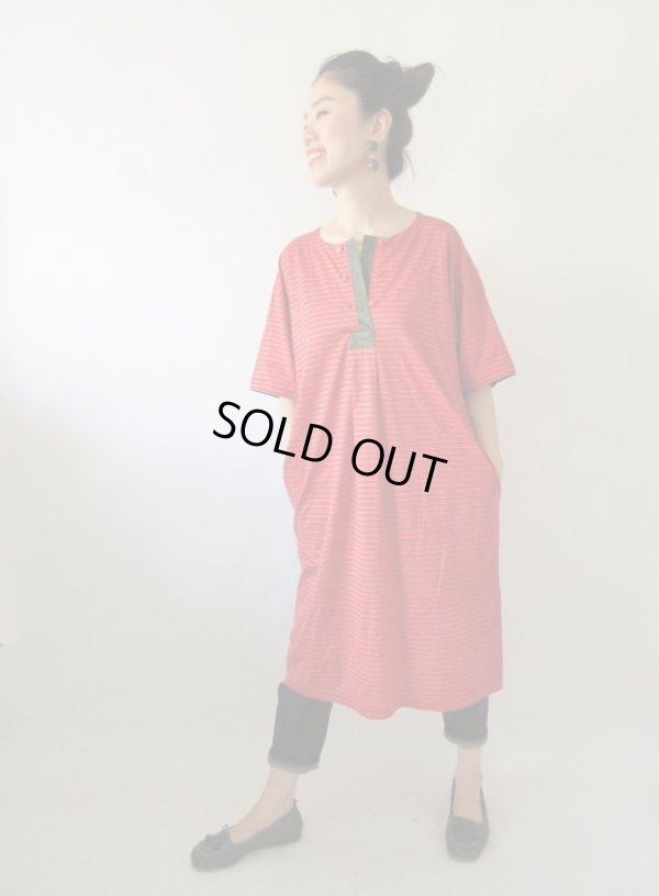 画像3: 【ゆったりsize*】切り替えデザインのコットンワンピース 