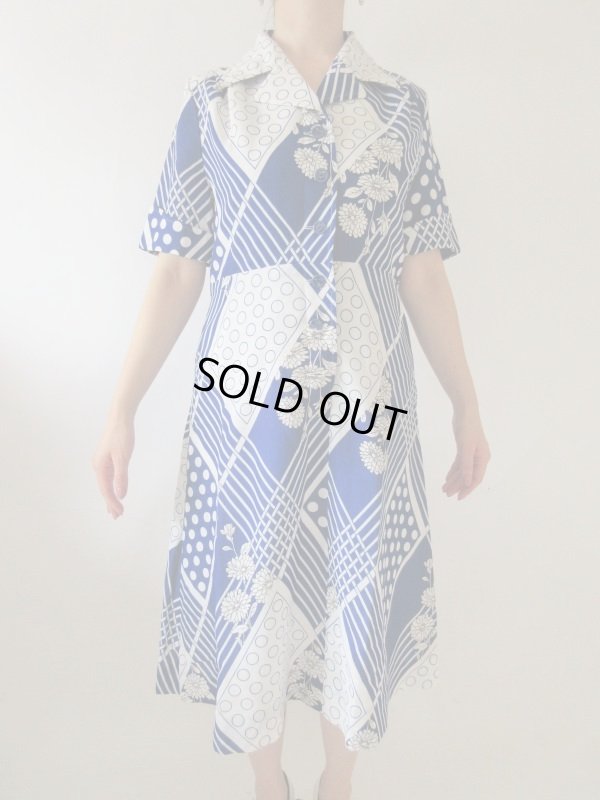 画像3: 【可愛く目立つ*】レトロフラワーワンピース