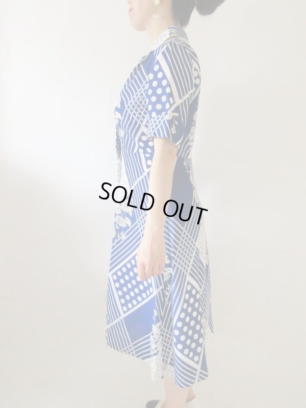 画像4: 【可愛く目立つ*】レトロフラワーワンピース