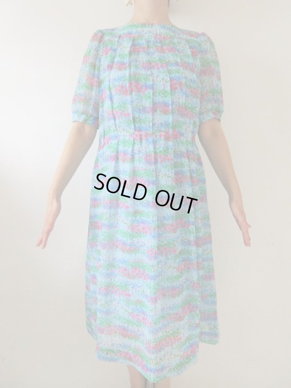 画像3: 【チャーミングフラワー*】シアー素材のワンピース