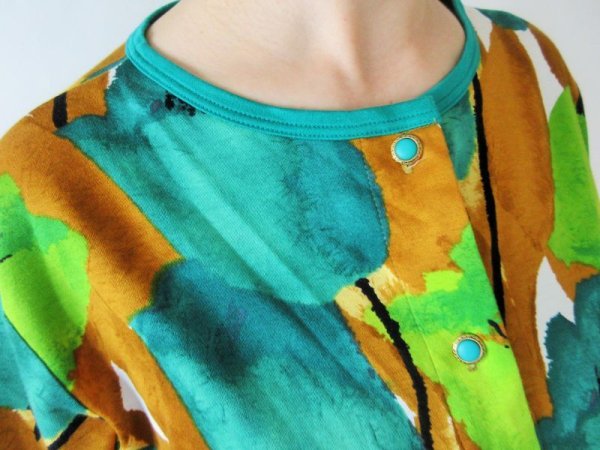 画像7: 水彩画アートフラワートップス