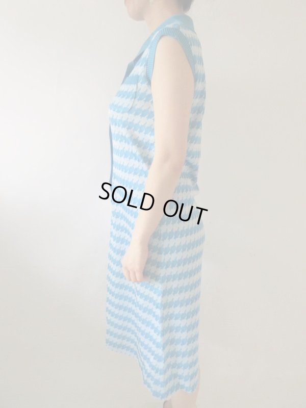 画像4: 【大人っぽくレトロを気取る*】幾何学ワンピース