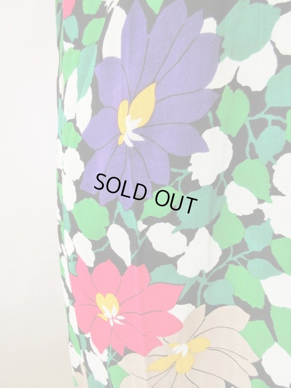 画像7: 【ゆったりサイズ*】オリエンタルフラワーワンピース