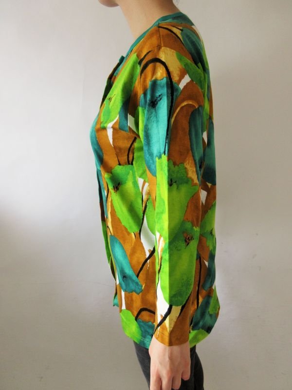 画像5: 水彩画アートフラワートップス