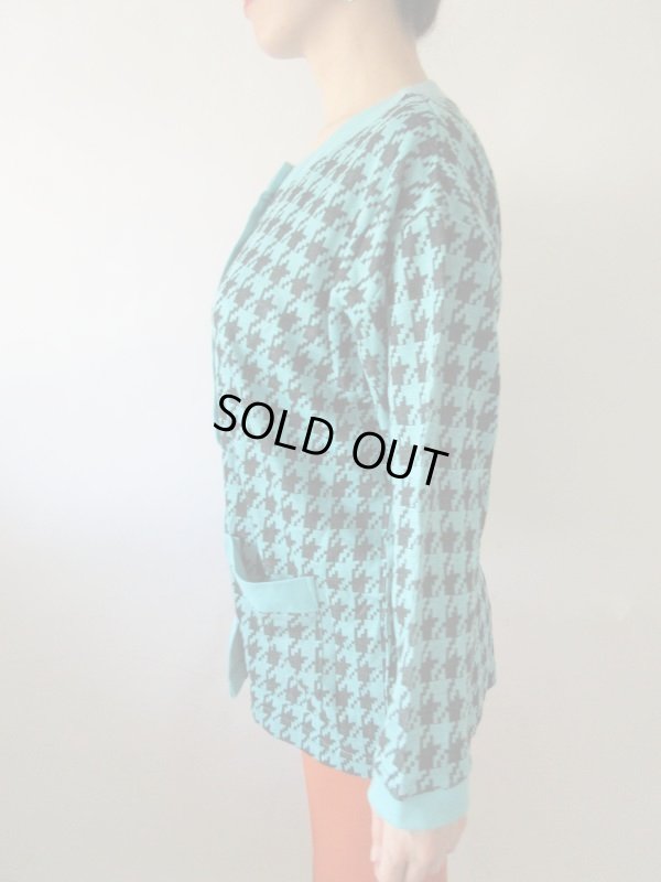 画像7: 【ゆったりsize*】未使用*千鳥柄カーディガン