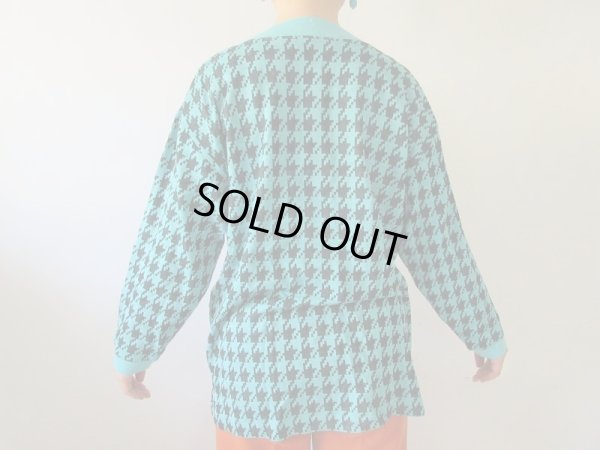 画像8: 【ゆったりsize*】未使用*千鳥柄カーディガン