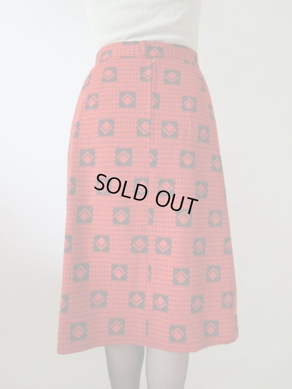 画像6: 【安定感のある可愛さ*】レトロ配色スカート