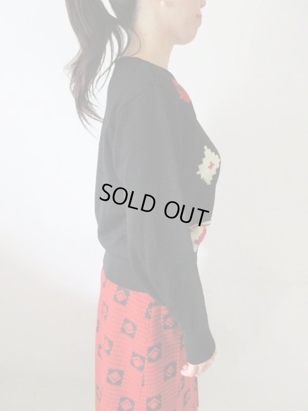 画像4: 【大人っぽレトロ*】幾何学アーガイルニット