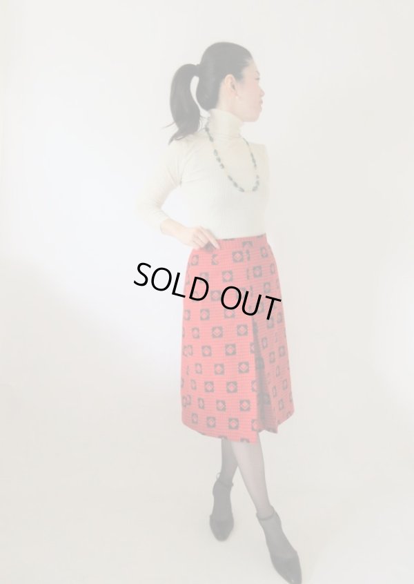 画像3: 【安定感のある可愛さ*】レトロ配色スカート