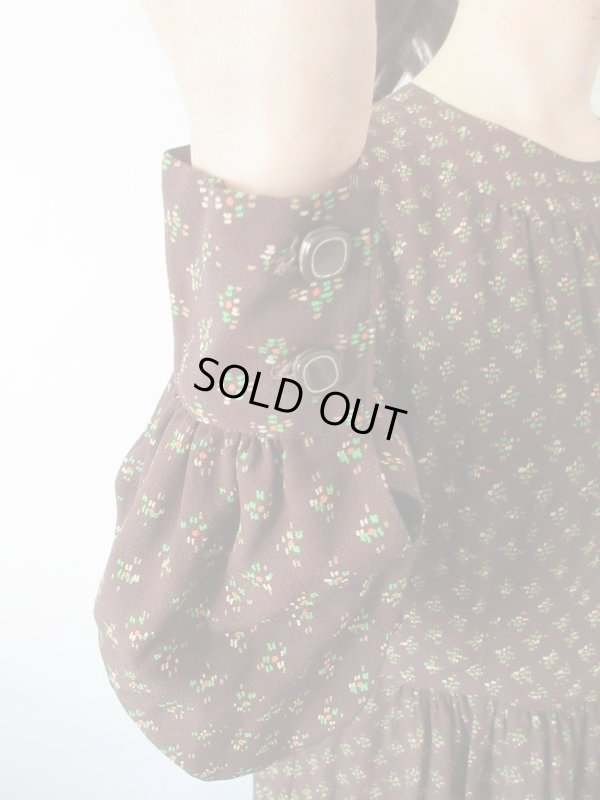 画像6: 【スカーフと2点セットでお届け*】Dead stock*フラワーデザインワンピース 