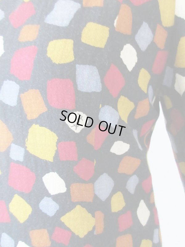 画像8: 【イヤリングと2点セットでお届け*】YSL生地のお仕立て品ワンピース 