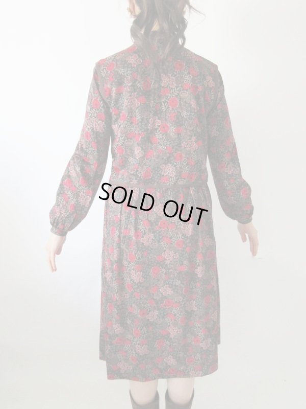 画像6: 【イヤリングと2点セットでお届け*】クラシカルフラワーのセットアップ