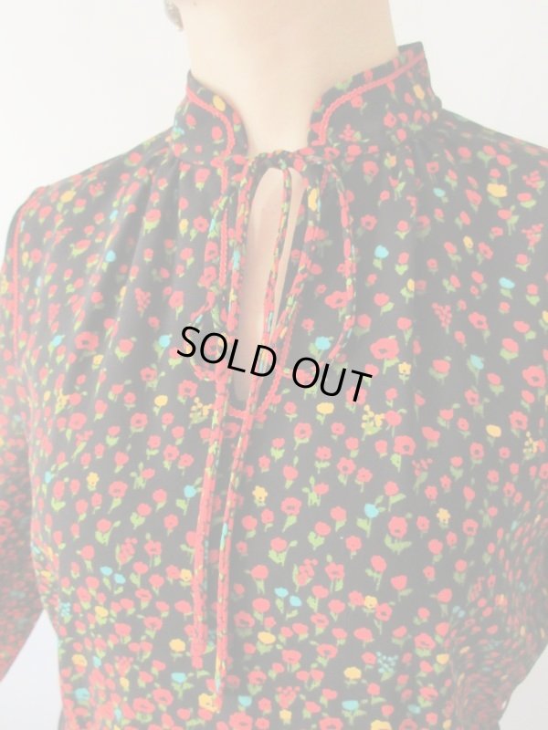 画像7: 【イヤリングと2点セットでお届け*】ロマンティックフラワーワンピース 