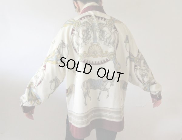 画像6: 【イヤリングと2点セットでお届け*】ゆったりサイズのお馬さんシャツ