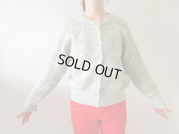 画像3: 【イヤリングと2点セットでお届け*】肌触り気持ちいい！ペールグリーンカーディガン