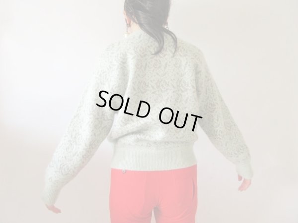 画像5: 【イヤリングと2点セットでお届け*】肌触り気持ちいい！ペールグリーンカーディガン