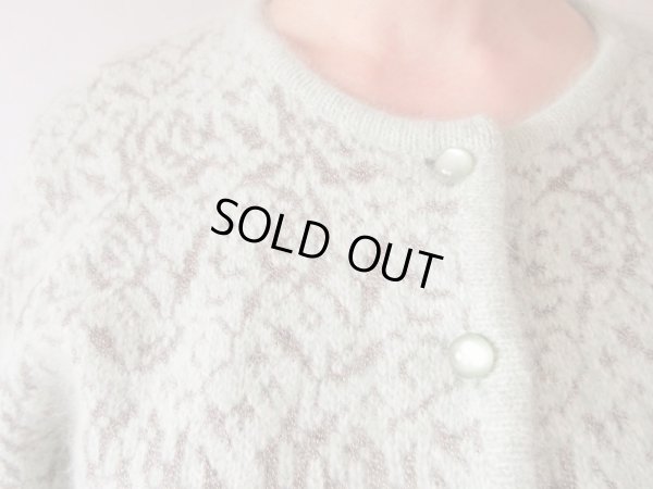 画像6: 【イヤリングと2点セットでお届け*】肌触り気持ちいい！ペールグリーンカーディガン