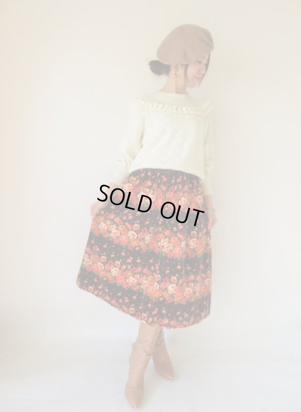 画像7: 【シルエット自慢*】ロマンティックローズのスカート