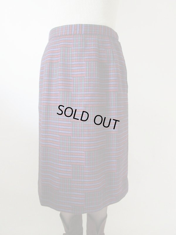 画像9: 【イヤリングと2点セットでお届け*】超美品*大人チェックのお仕立て品セットアップ