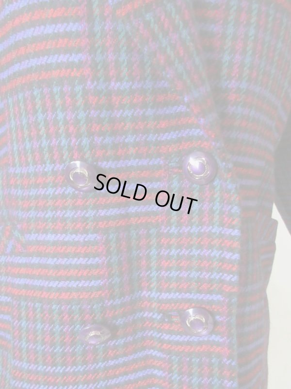 画像6: 【イヤリングと2点セットでお届け*】超美品*大人チェックのお仕立て品セットアップ