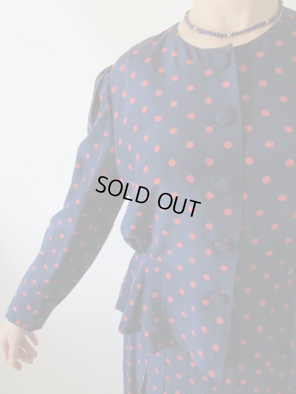 画像6: 【着回しさせたら最強*】超美品*お仕立て品水玉セットアップ