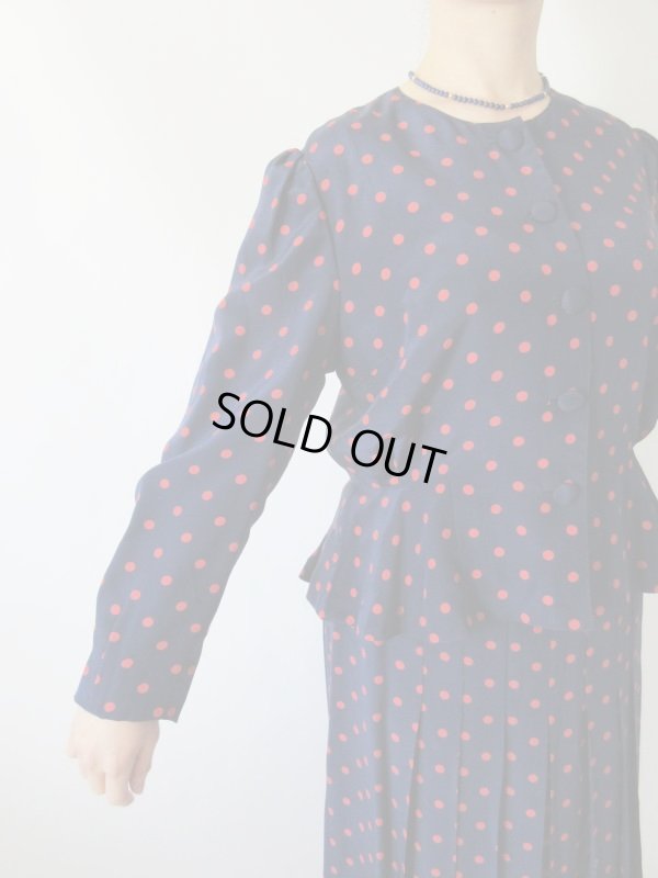 画像7: 【着回しさせたら最強*】超美品*お仕立て品水玉セットアップ