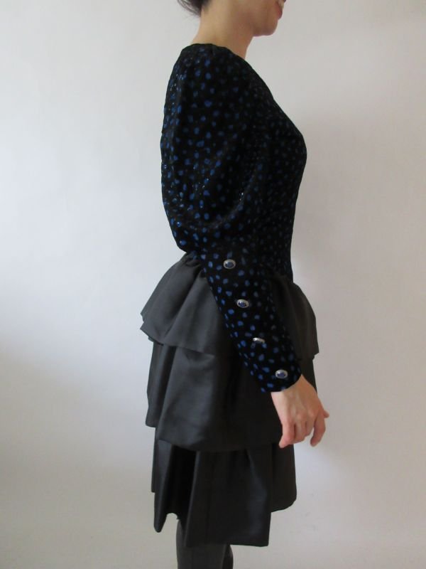 画像4: 【ネックレスと2点セットでお届け*】Dead stock*シンプルレトロワンピース 