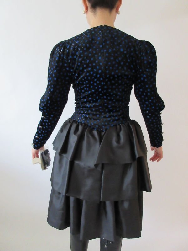 画像5: 【ネックレスと2点セットでお届け*】Dead stock*シンプルレトロワンピース 