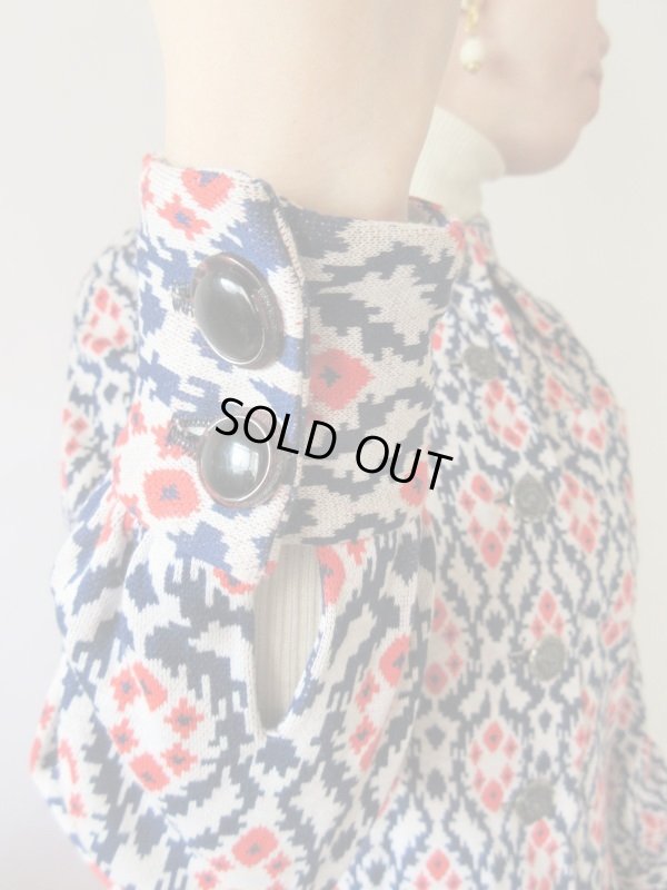 画像8: 【イヤリングと2点セットでお届け*】トリコロール配色のオシャレジャケット