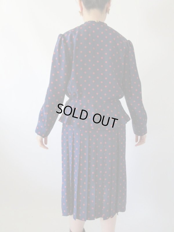 画像5: 【着回しさせたら最強*】超美品*お仕立て品水玉セットアップ